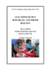 Giáo trình Bảo quản sản phẩm hải sản - MĐ04: Đánh bắt hải sản bằng lưới vây