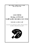 Giáo trình AutoCAD (Nghề: Quản trị mạng máy tính - Trình độ: Cao đẳng nghề) - Tổng cục Dạy nghề