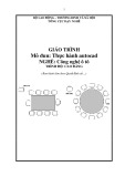 Giáo trình Thực hành Autocad (Nghề: Công nghệ ô tô - Cao đẳng) - Tổng cục Dạy nghề