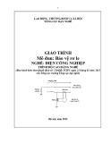 Giáo trình Bảo vệ rơ le (Nghề: Điện công nghiệp - Trình độ: Cao đẳng) - Tổng cục Dạy nghề