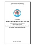 Giáo trình Kỹ thuật nuôi thủy đặc sản (Nghề: Nuôi trồng thủy sản nước mặn, nước lợ - Trình độ: Trung cấp, Cao đẳng) - Trường Cao đẳng nghề Sóc Trăng