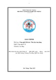 Giáo trình Công nghệ khí nén - thủy lực ứng dụng (Nghề: Công nghệ ô tô - Trình độ: Cao đẳng) - Trường Cao đẳng nghề Sóc Trăng