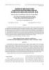 Ảnh hưởng của lượng bón bột vỏ trứng và điều kiện che phủ đến sinh trưởng và năng suất của giống lạc MD7 trong vụ Xuân tại Phú Xuyên - Hà Nội