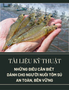 Tài liệu kỹ thuật Những điều cần biết dành cho người nuôi tôm sú an toàn, bền vững
